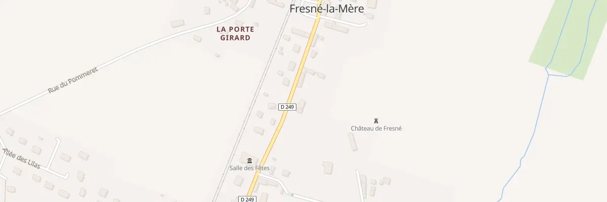 Plan du 14 Rue de l’École à Fresné-la-Mère