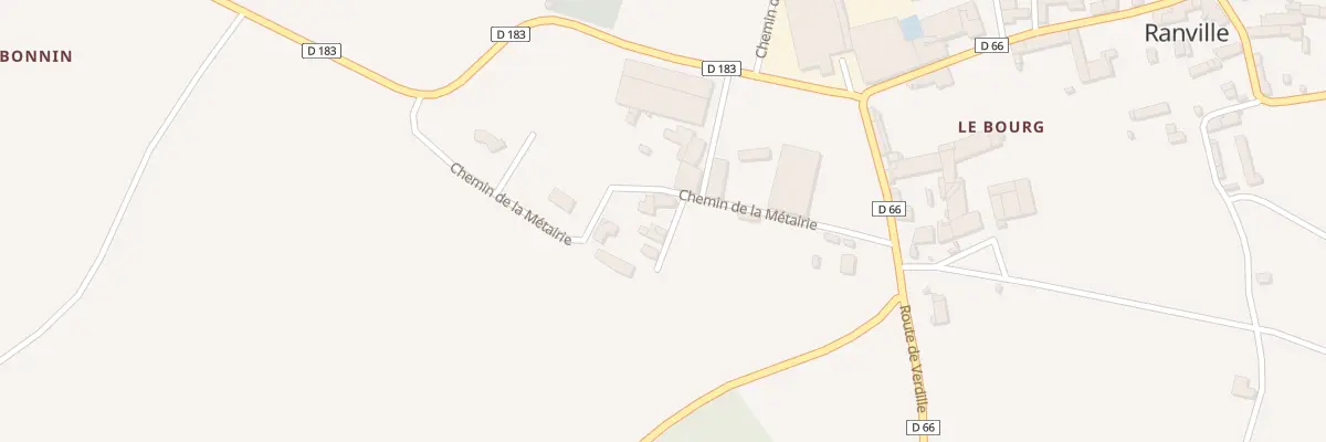Plan du 2 Che du Petit Bois à Ranville-Breuillaud