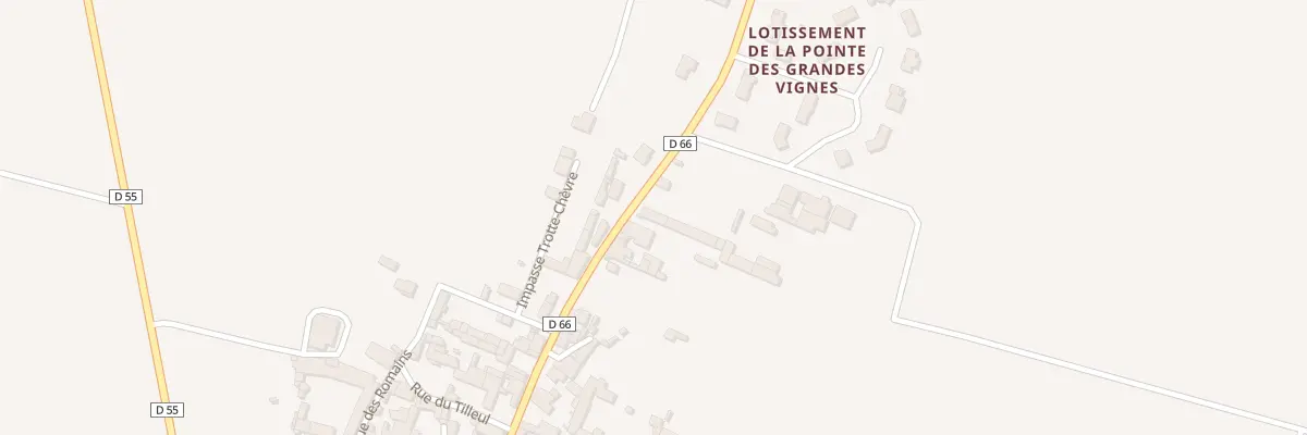 Plan du 24 Rte de Vaux-Rouillac à Foussignac