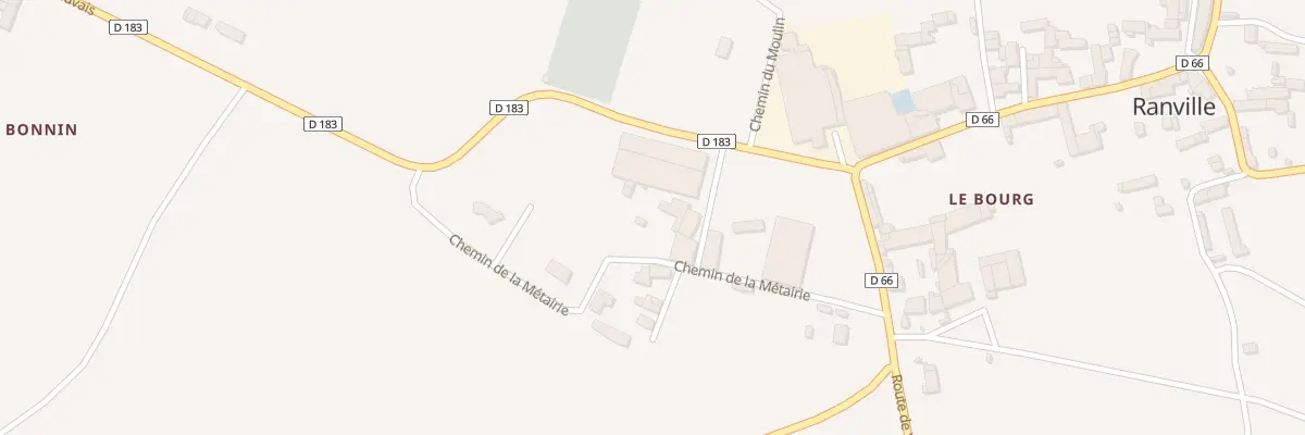 Plan du 2 Che de la Métairie à Ranville-Breuillaud