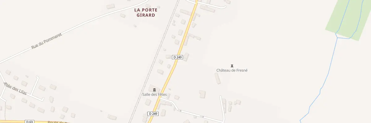 Plan du 12 Rue de l’École à Fresné-la-Mère