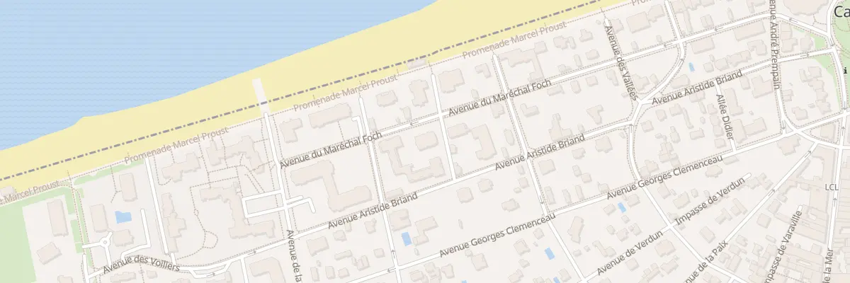 Plan du 21 Av du Maréchal Foch à Cabourg