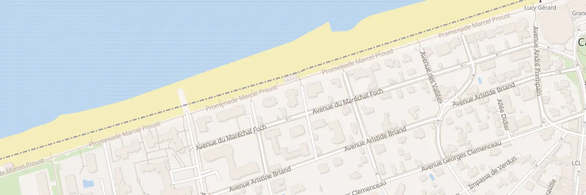 Plan du 36 Av du Maréchal Foch à Cabourg