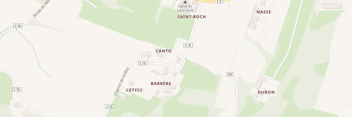 Plan du 5054 A Saint Roch à Maupas