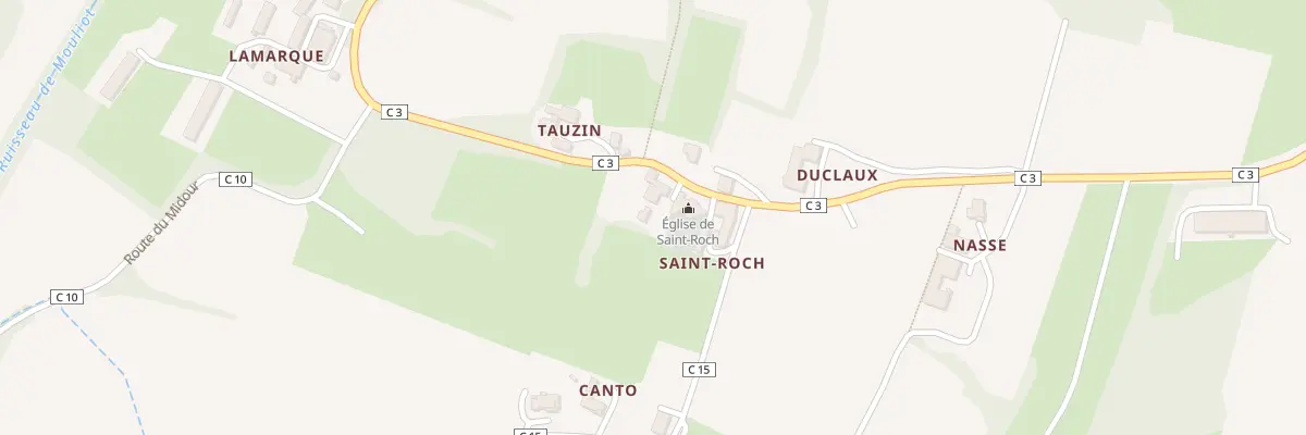 Plan du 5050 A Saint Roch à Maupas