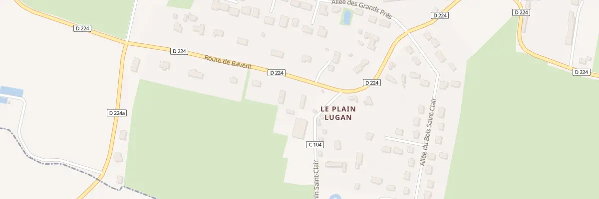 Plan du 2085 Rte de Bavent à Goustranville