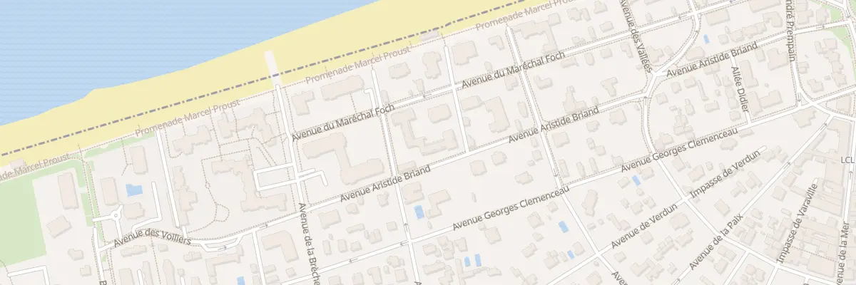 Plan du 23 Av du Maréchal Foch à Cabourg