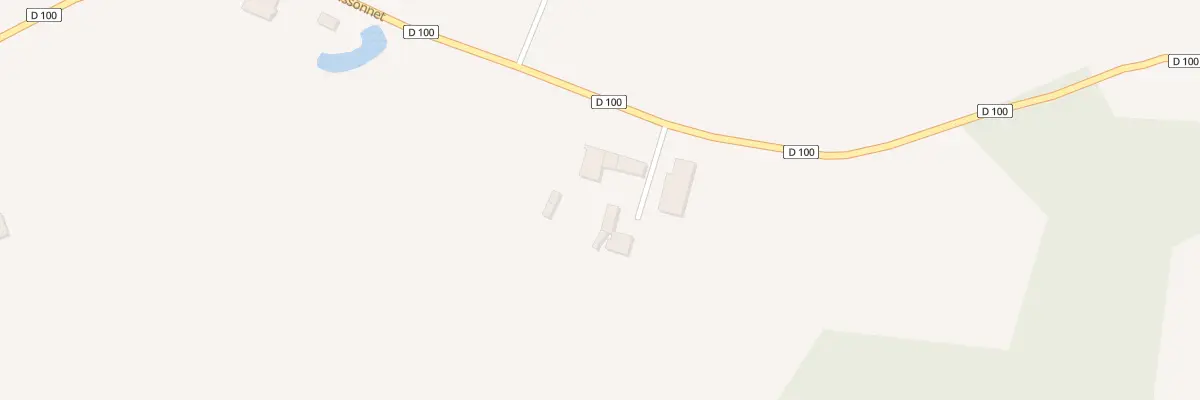 Plan du 102 Che de Durfort à Guizengeard