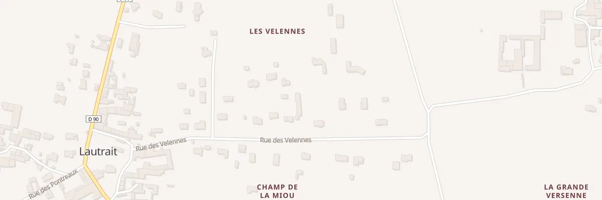 Plan du 29C Rue des Velennes à Triac-Lautrait