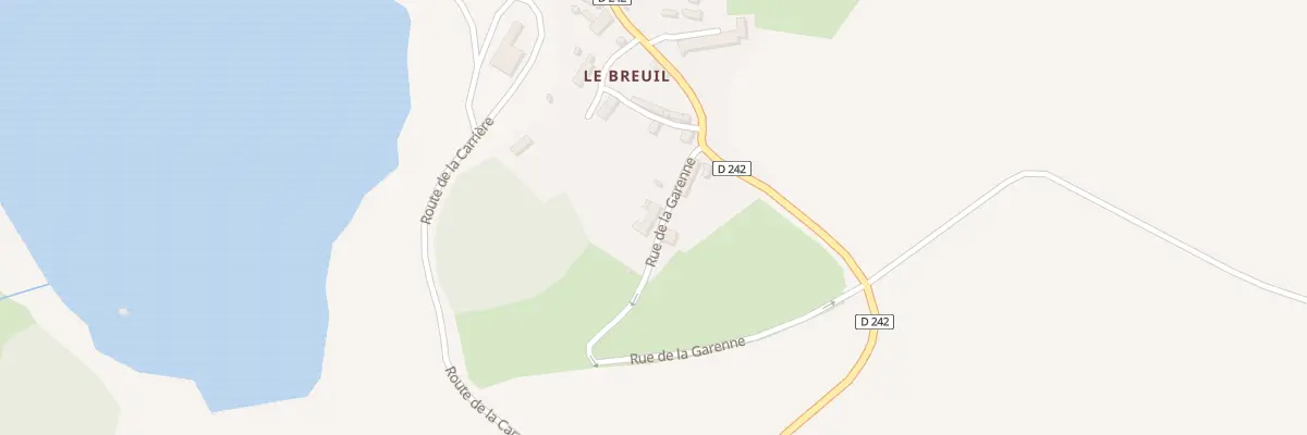 Plan du 5083 Le Breuil à Perrières
