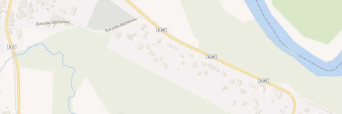 Plan du 291 Champs de Bothereau à Abzac