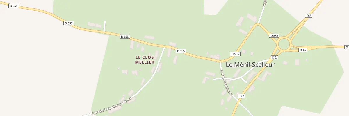Plan du 8 Le Bourg au Ménil-Scelleur