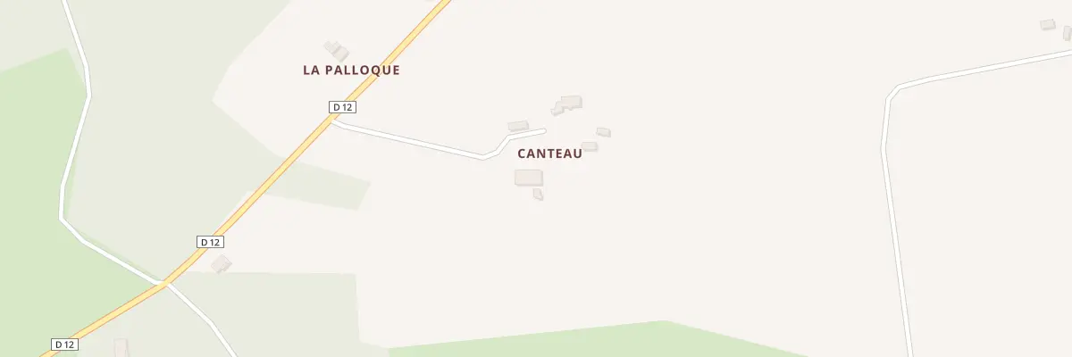 Plan du 1 Canteau à Savignac