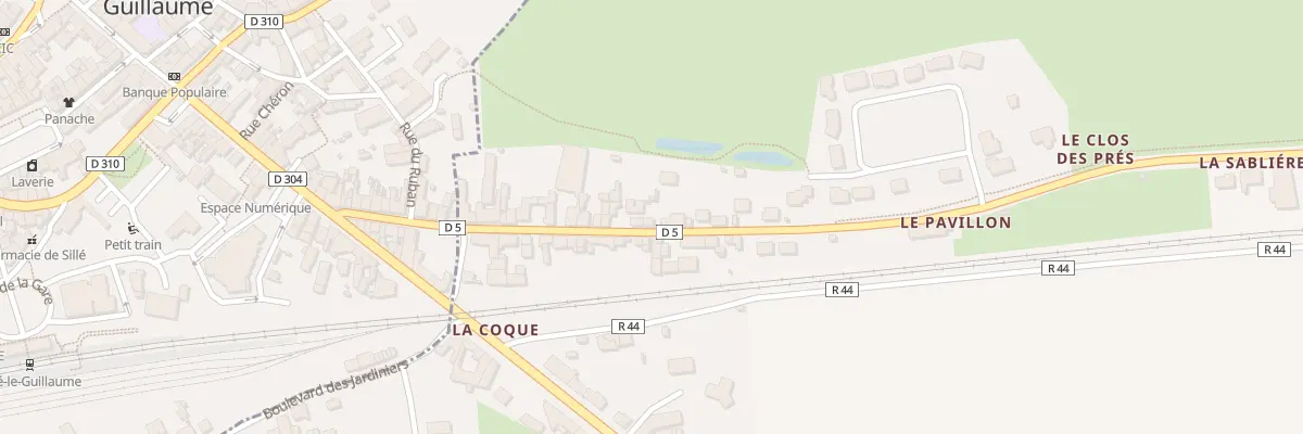 Plan du 45 Rue de Beaumont à Saint-Rémy-de-Sillé