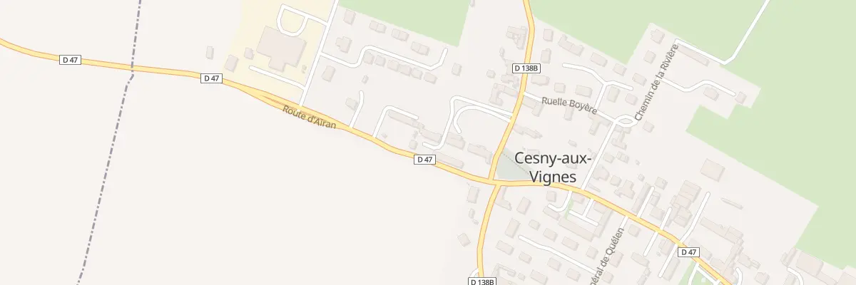 Plan du 5 Rte de Croissanville à Cesny-aux-Vignes
