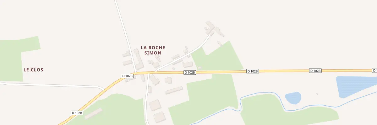 Plan du 4 Ham de la Roche Simon à Villaines-sous-Malicorne