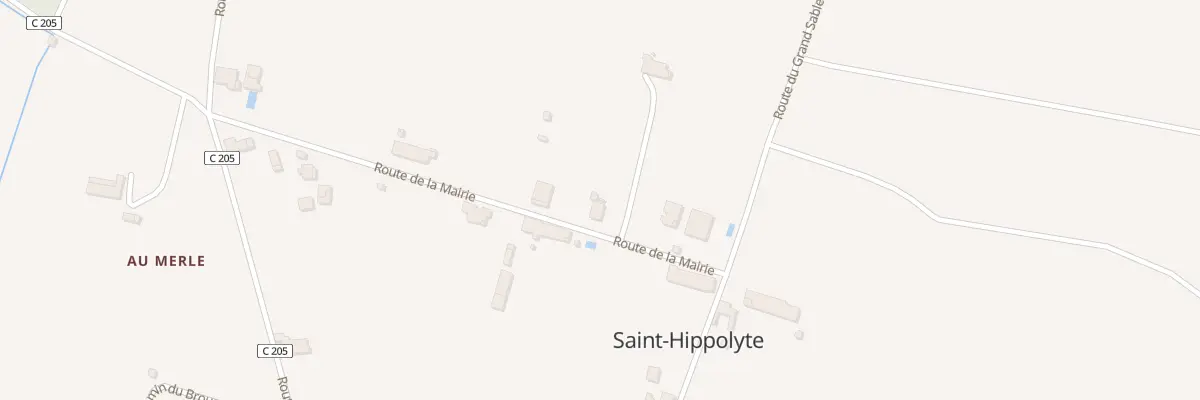 Plan du 51 Pipeau à Saint-Hippolyte