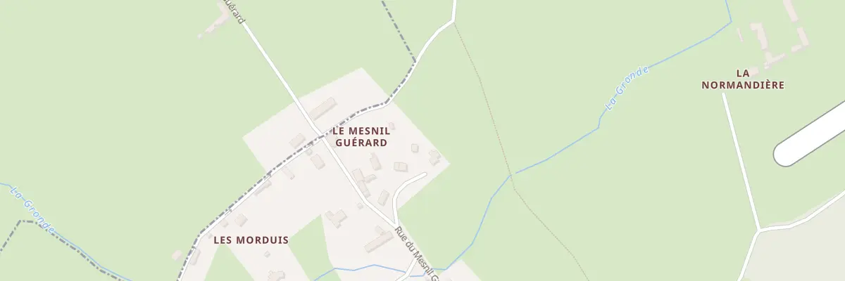 Plan du 9287 Rue du Mesnil Guerard à Nécy