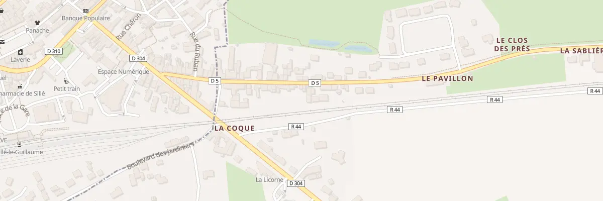 Plan du 40T Rue de Beaumont à Saint-Rémy-de-Sillé
