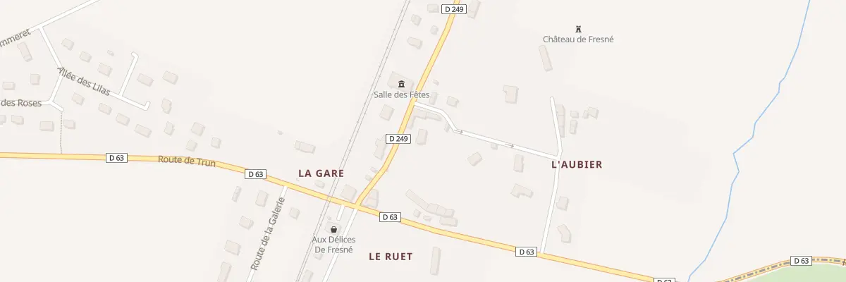 Plan du 4 Rue de l’École à Fresné-la-Mère