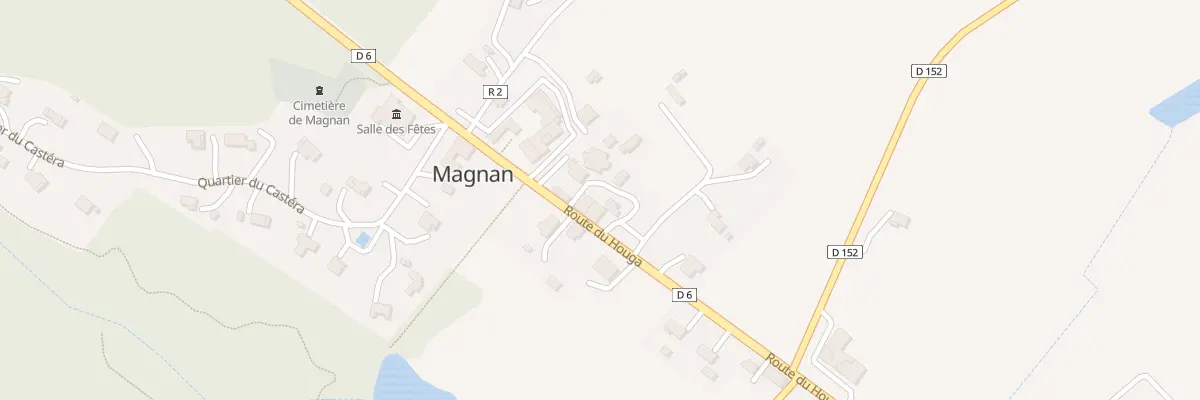 Plan du 6 Pl de l’Église à Magnan