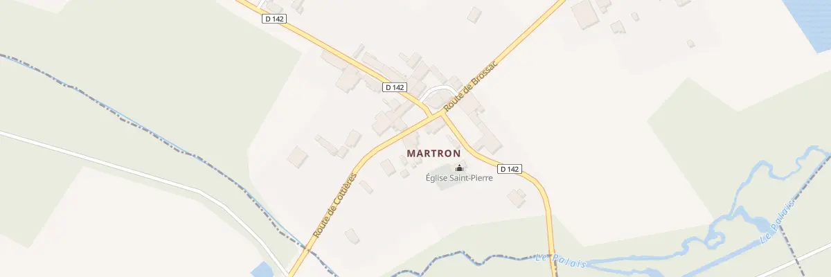 Plan du 5003 Martron à Boresse-et-Martron