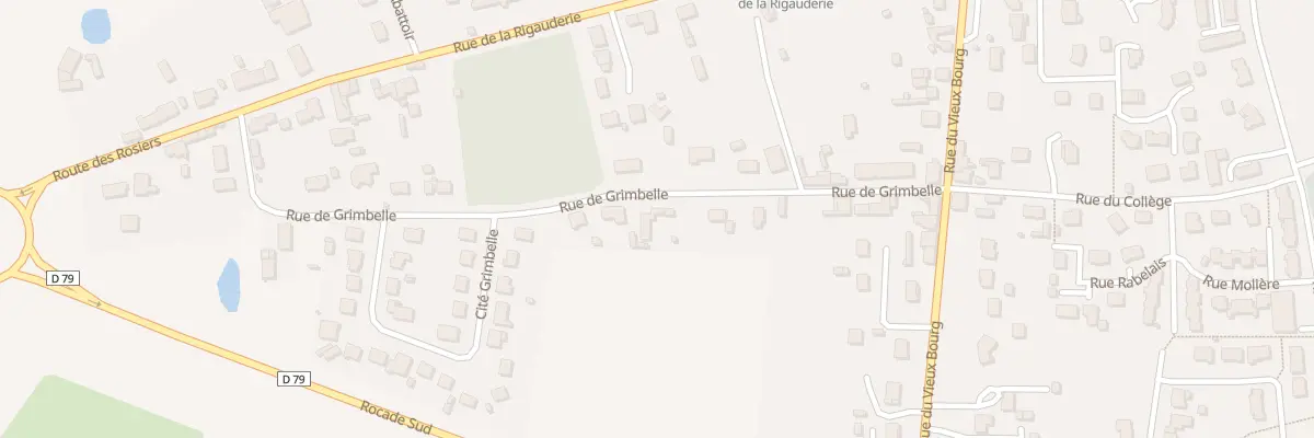 Plan du 47 Rue de Grimbelle à Longué-Jumelles