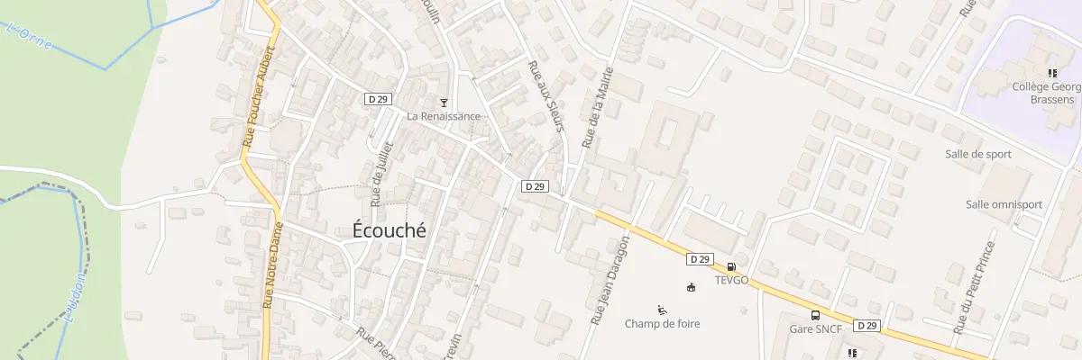 Plan du 66 Rue des Trois Frères Terrier à Écouché-les-Vallées