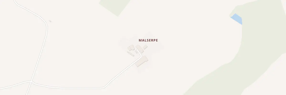 Plan du 2 Malserpe à Saurais
