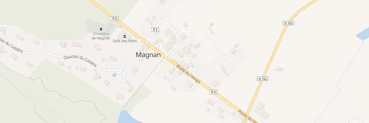 Plan du 5040 Au Village à Magnan