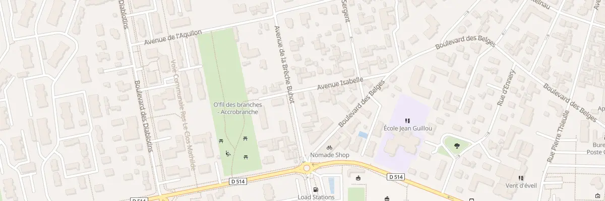 Plan du 19 Av de la Brèche Buhot à Cabourg