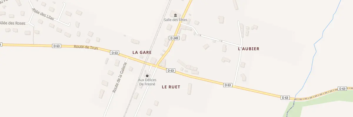 Plan du 19 Rte de Trun à Fresné-la-Mère
