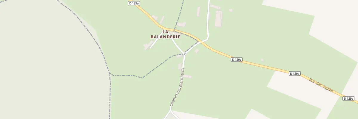 Plan du 3 Che des Blanchards à Vignats