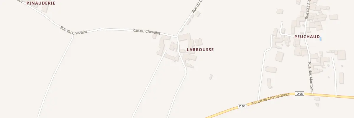 Plan du 1 Rue du Chevalot à Bouteville