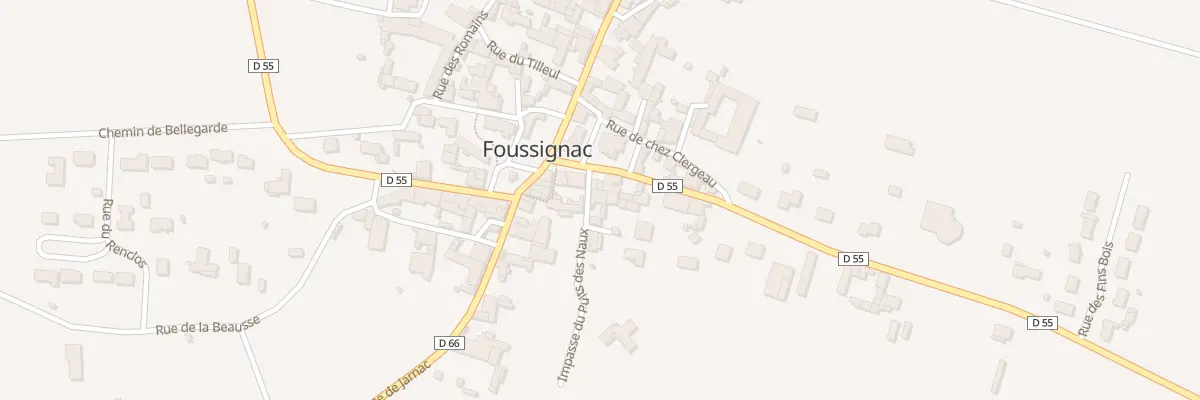Plan du 1 Imp du Puits des Naux à Foussignac