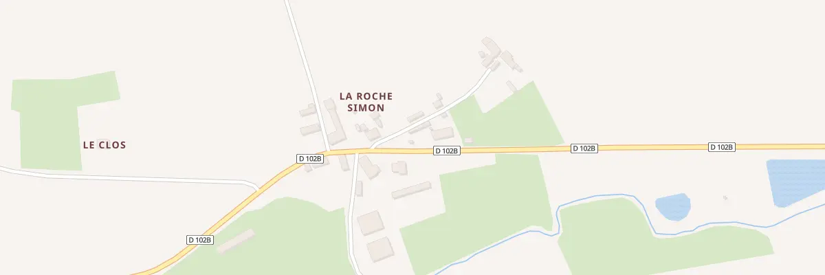 Plan du 2 Ham de la Roche Simon à Villaines-sous-Malicorne