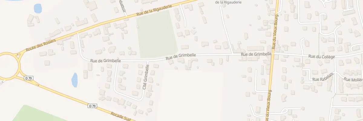 Plan du 49 Rue de Grimbelle à Longué-Jumelles