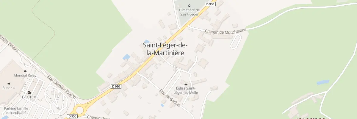 Plan du 4 Rue de la Mairie St Leger à Melle