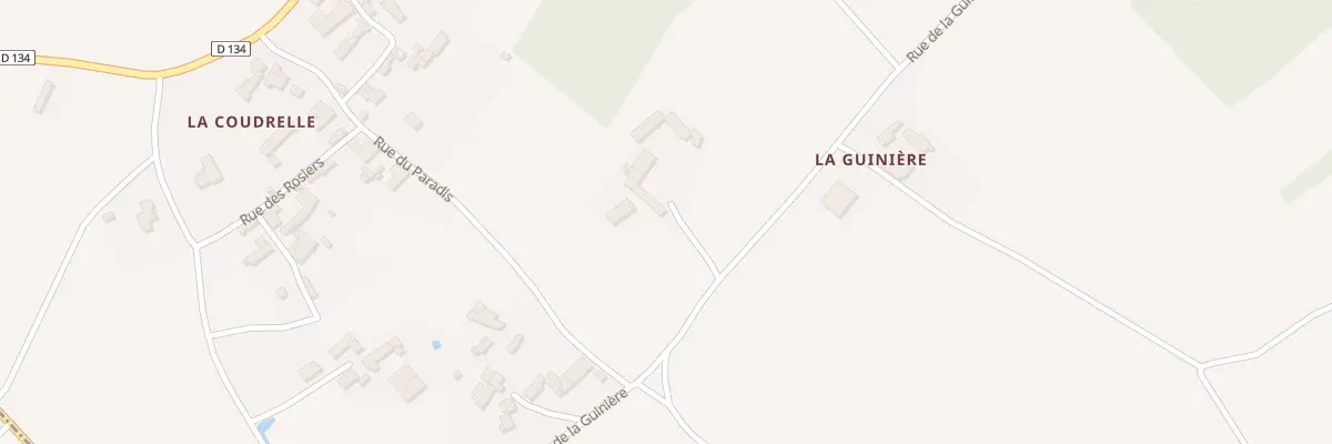 Plan du 4 Rue de la Guiniere à Aubigny