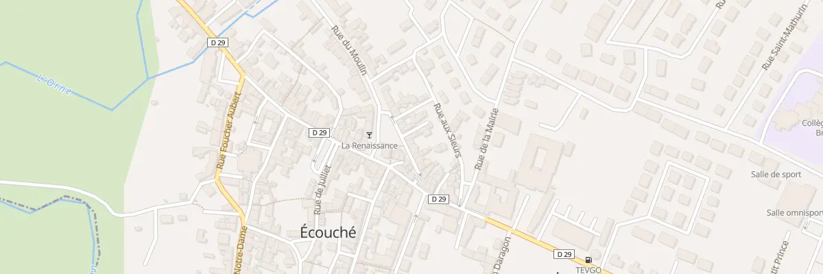 Plan du 9 Rue du Moulin à Écouché-les-Vallées