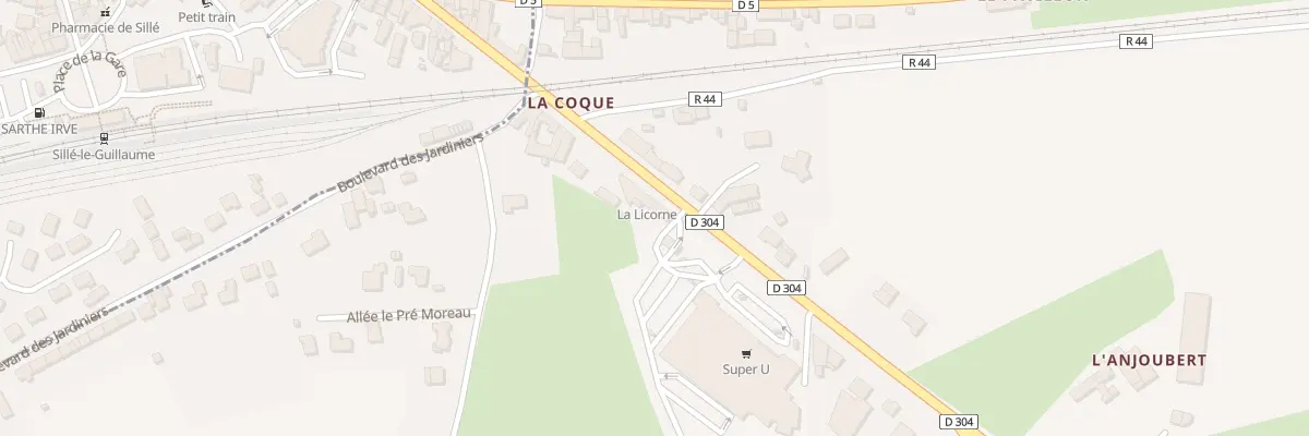 Plan du 5229 La Coque à Saint-Rémy-de-Sillé