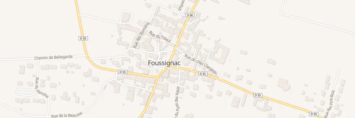 Plan du 1 Pl Jean Luce Chevallon à Foussignac