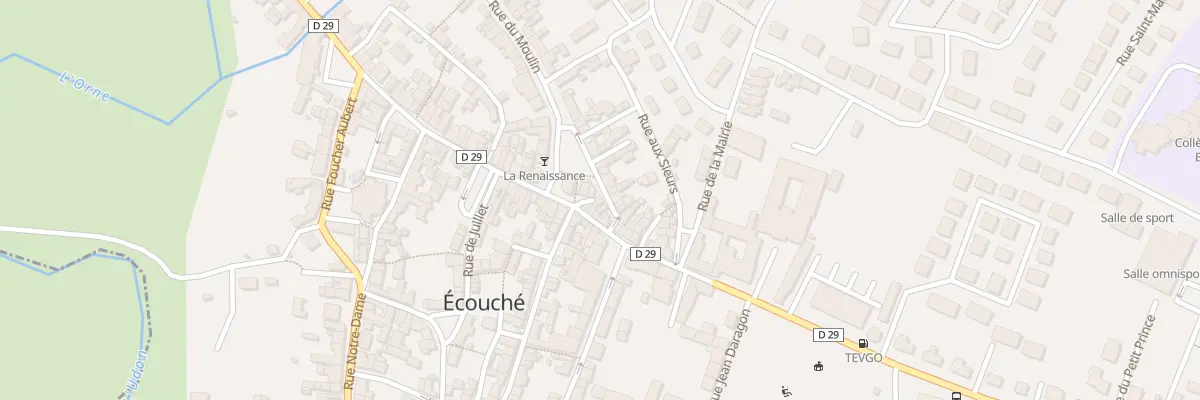 Plan du 4 Rue du Moulin à Écouché-les-Vallées
