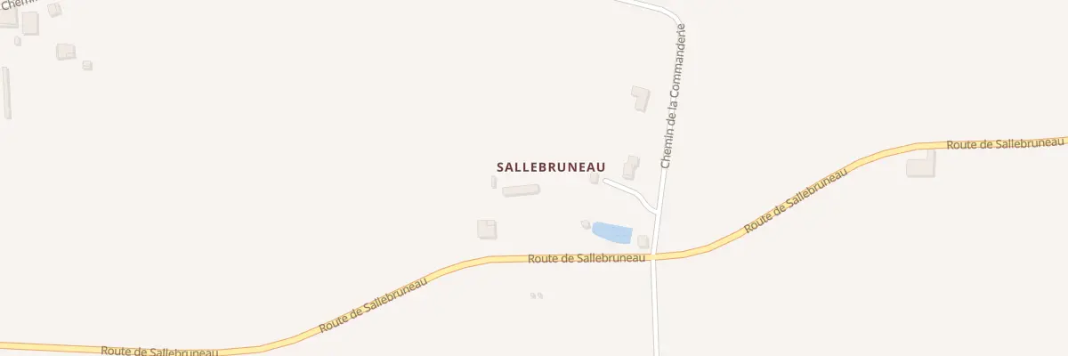 Plan du 12 Rte de Sallebruneau à Frontenac