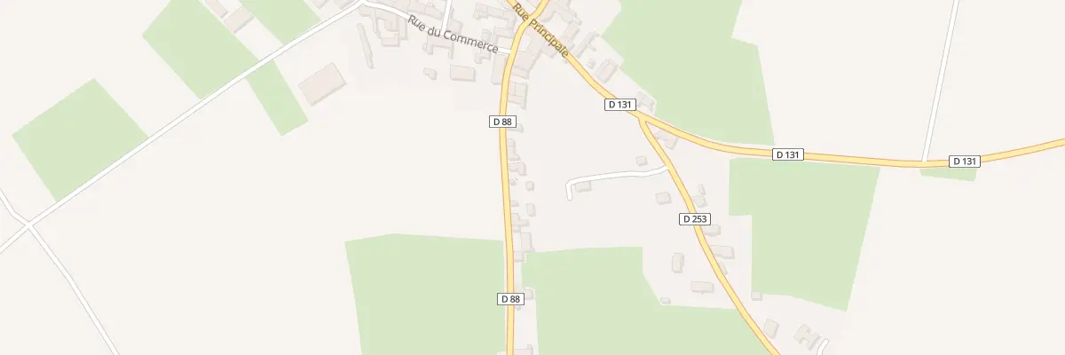 Plan du 13 Rue de la Vallée à Ernes