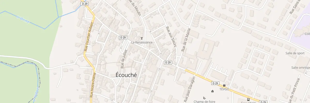 Plan du 54 Rue des Trois Frères Terrier à Écouché-les-Vallées