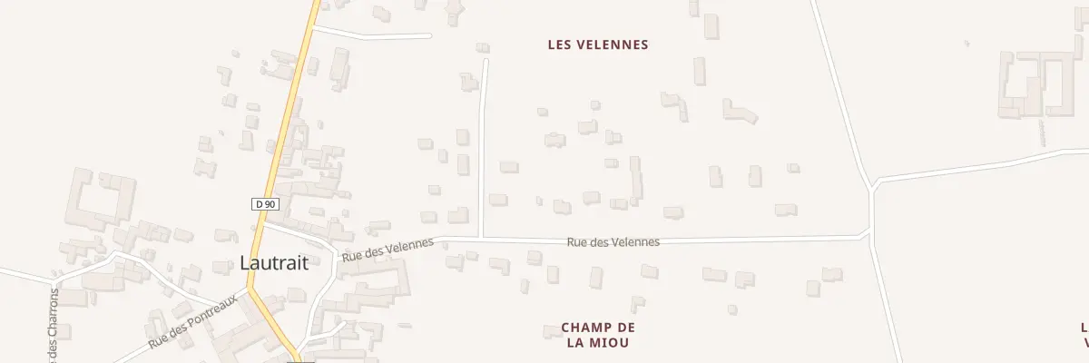 Plan du 17 Rue des Velennes à Triac-Lautrait