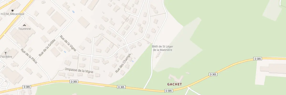 Plan du 15 Rue des Coteaux à Melle