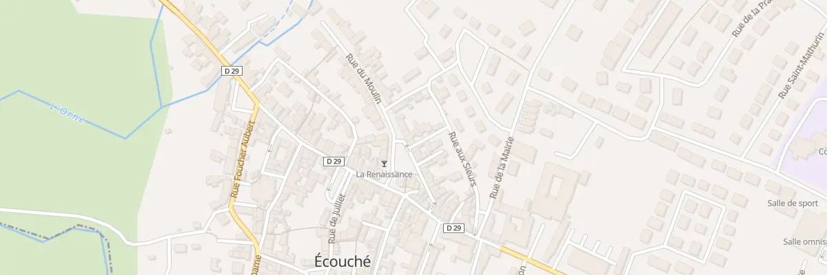 Plan du 15 Rue du Moulin à Écouché-les-Vallées