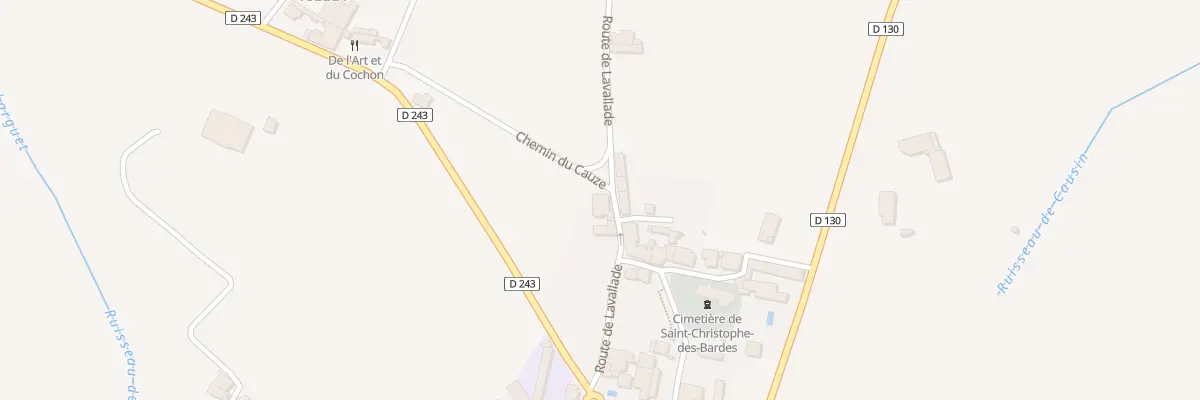 Plan du 103A Le Bourg à Saint-Christophe-des-Bardes